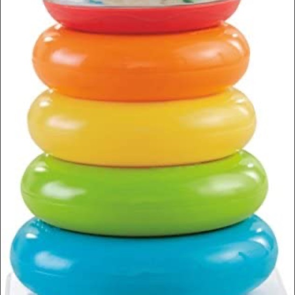 Fisher-Price FWP37 Rock-a-Stack & Baby's 1st Blocks Bundle, *Factory Sealed* - Picture 2 of 3